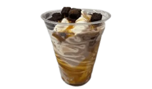 Caramel Brownie Sundae