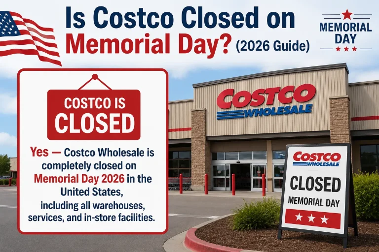 Is Costco Closed on Memorial Day
