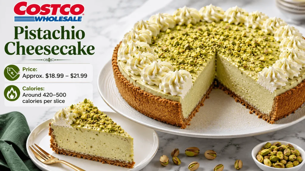 Costco Pistachio Cheesecake