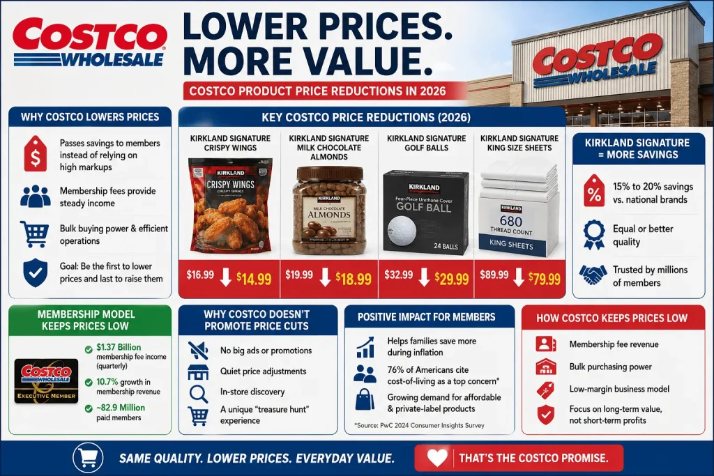 Costco Product Price Reduction 2026