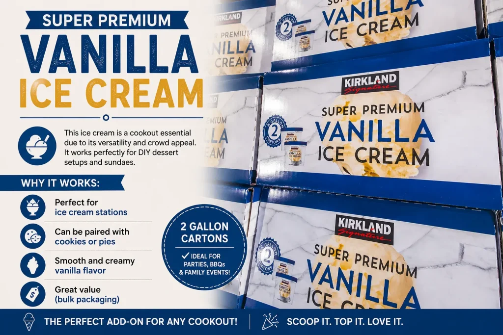 Kirkland Signature Super Premium Vanilla Ice Cream