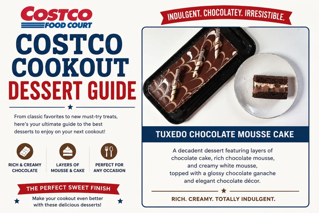 Tuxedo Chocolate Mousse Cake