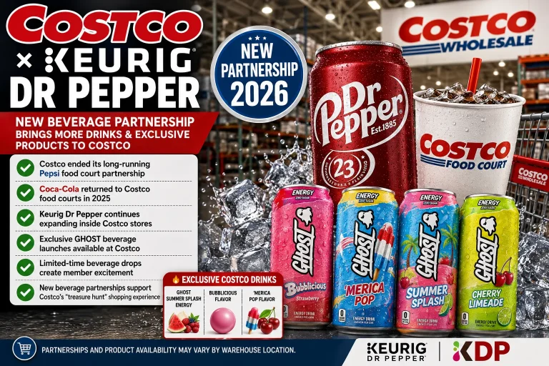 keurig dr pepper costco partnership